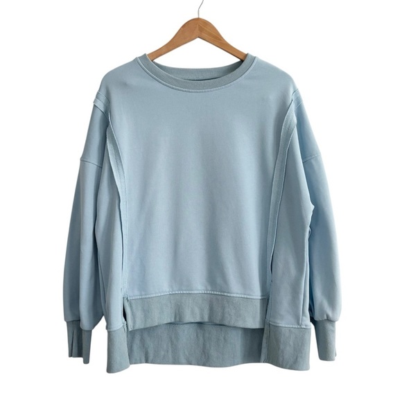 Vintage Tops - Vintage Dusty Sky Blue Sweatshirt